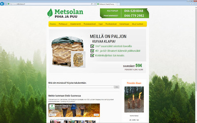 Metsolan Piha ja Puu -verkkosivut