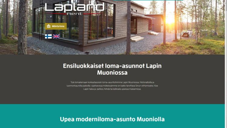 Laplandrent -verkkosivut Laplandrent -verkkosivut