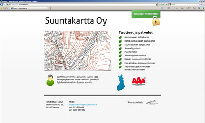 Suuntakartta Oy -internetsivut