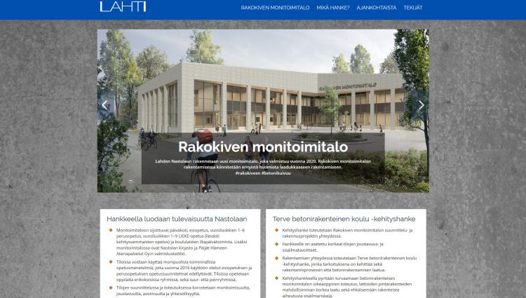 Rakokiveen.fi -verkkosivut Rakokiveen.fi -verkkosivut
