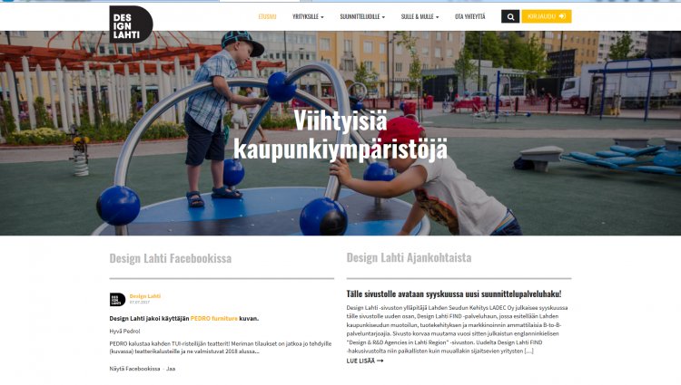 Design Lahti -verkkosivut