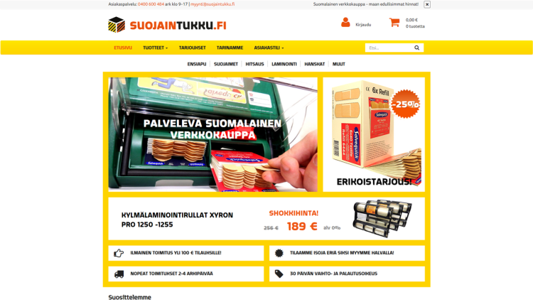 Suojaintukku verkkokauppa Suojaintukku verkkokauppa