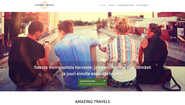 Amazing Travels -verkkosivut Amazing Travels -verkkosivut