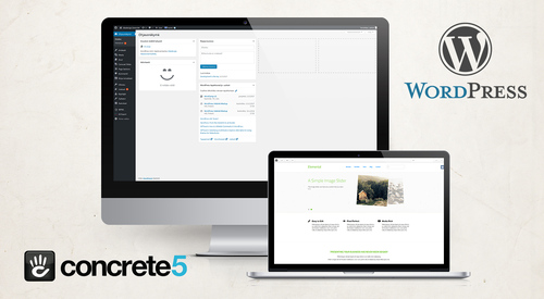 WordPress ja Concrete5 -sisällönhallintajärjestelmät
