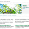 Nordic Forest Fund -verkkosivut